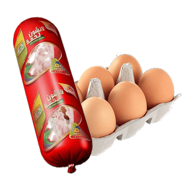 بيض ولانشون جاف