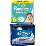 حفاضات وفوط صحية